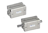 TACE32X25SG Airtac TACE Compact Air Cylinder, Double Rod Non-Rotating, with Yoke