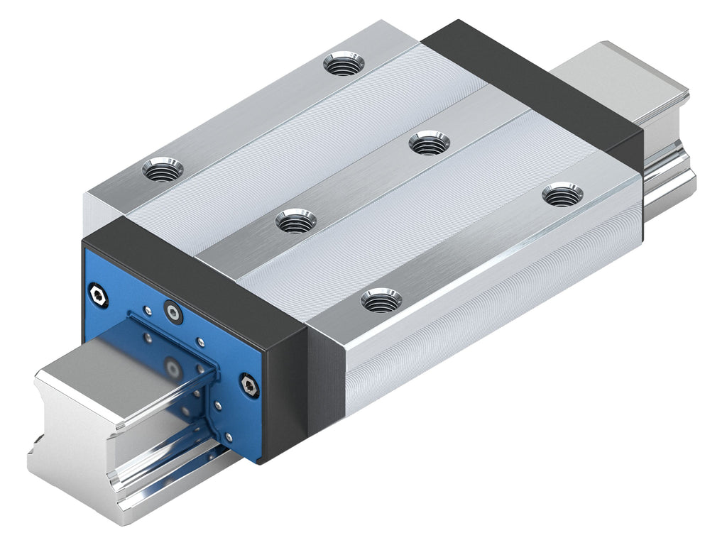 Ball runner block, FLS, size 55, steel CS, accuracy standard, low preload, without ball chain
