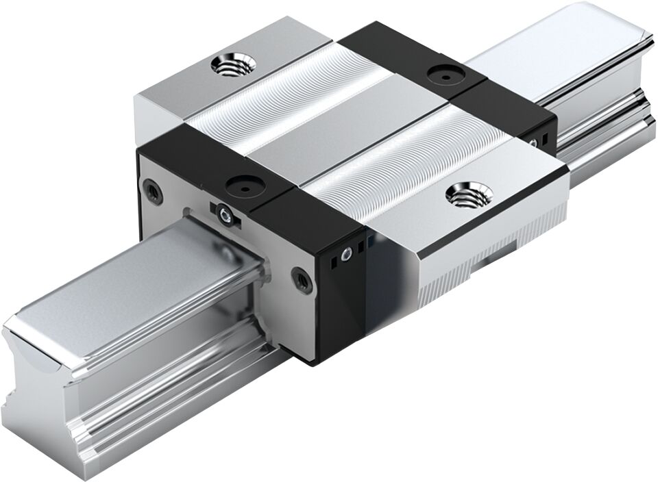 Ball runner block, FKN, size 20, steel CS, accuracy high, preload-free, without ball chain