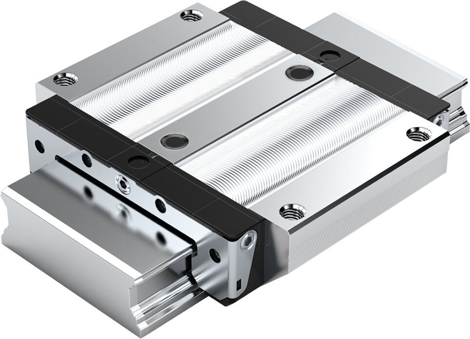Ball runner block, BNS, size 20, steel CS, accuracy high, preload-free, with ball chain