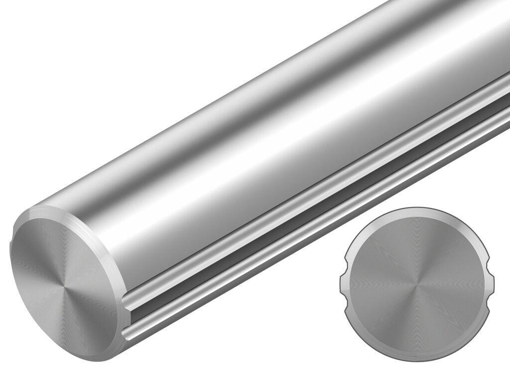 Solid shaft (heat-treated steel), D4-13-600
