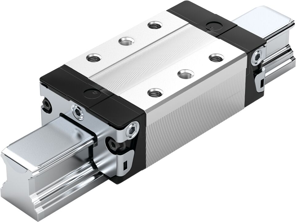 Ball runner block, SNS, size 20, aluminum, accuracy standard, preload-free, with ball chain