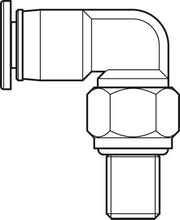 Load image into Gallery viewer, Elbow plug-in connection - M4