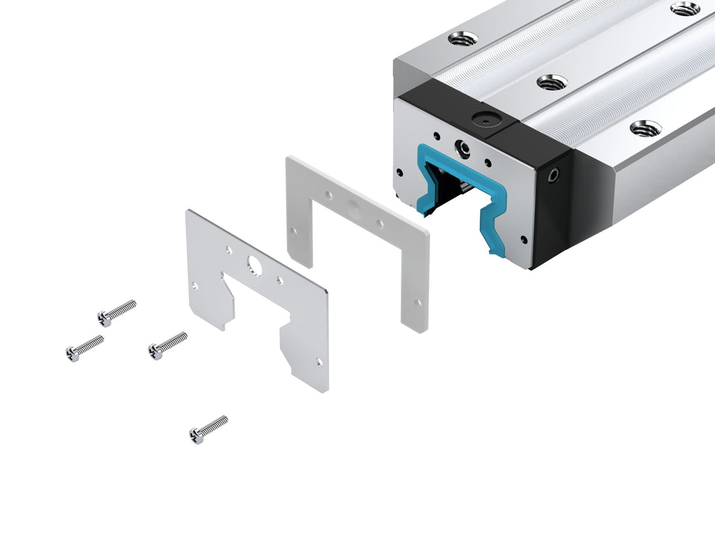 Cover plate wiper for roller rail systems - 55