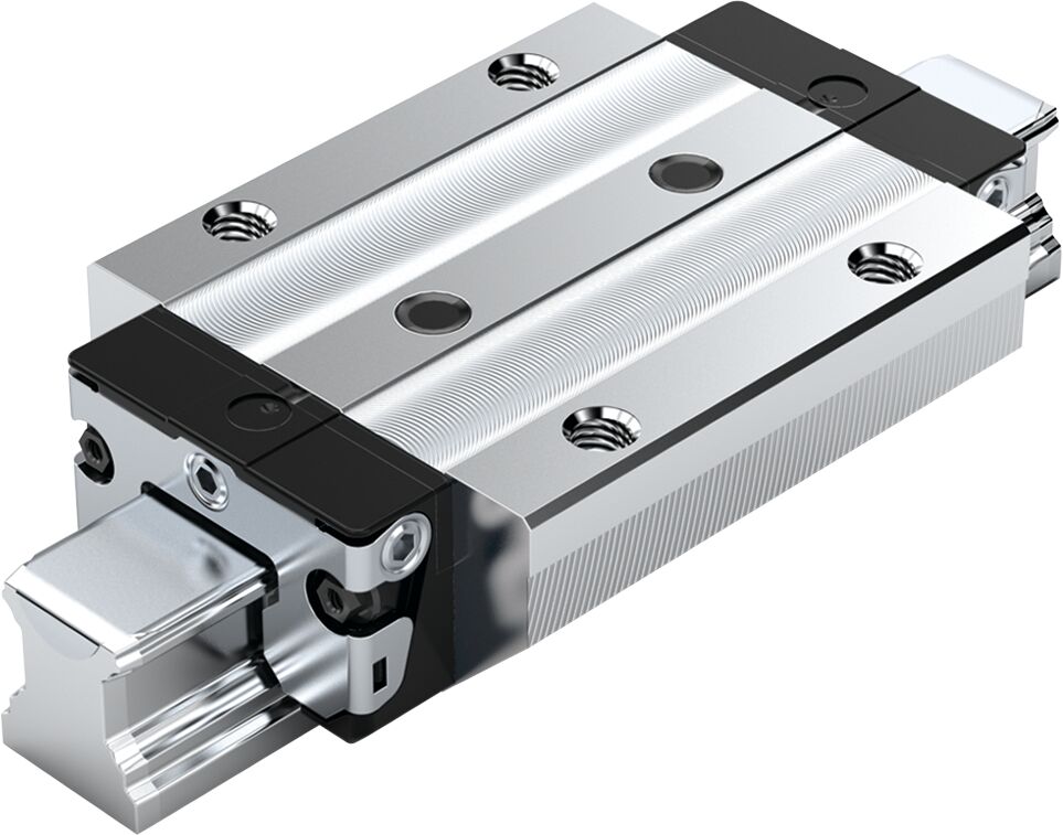 Ball runner block, FLS, size 45, steel CS, accuracy extra precision, high preload, without ball chain
