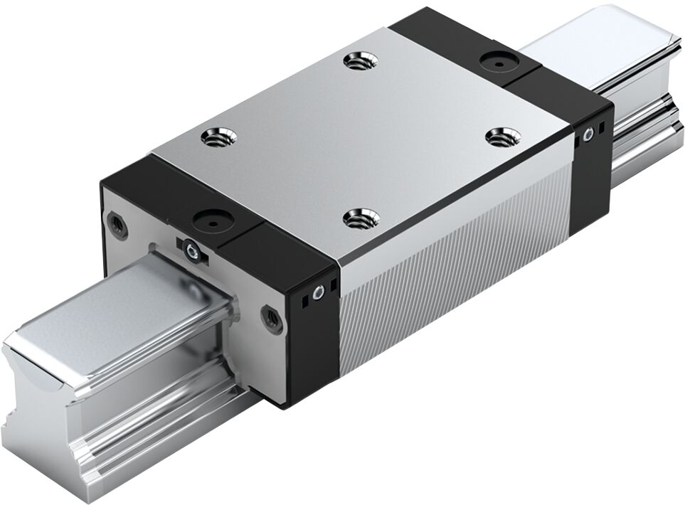 Ball runner block, SNN, size 20, steel CS, accuracy standard, low preload, without ball chain
