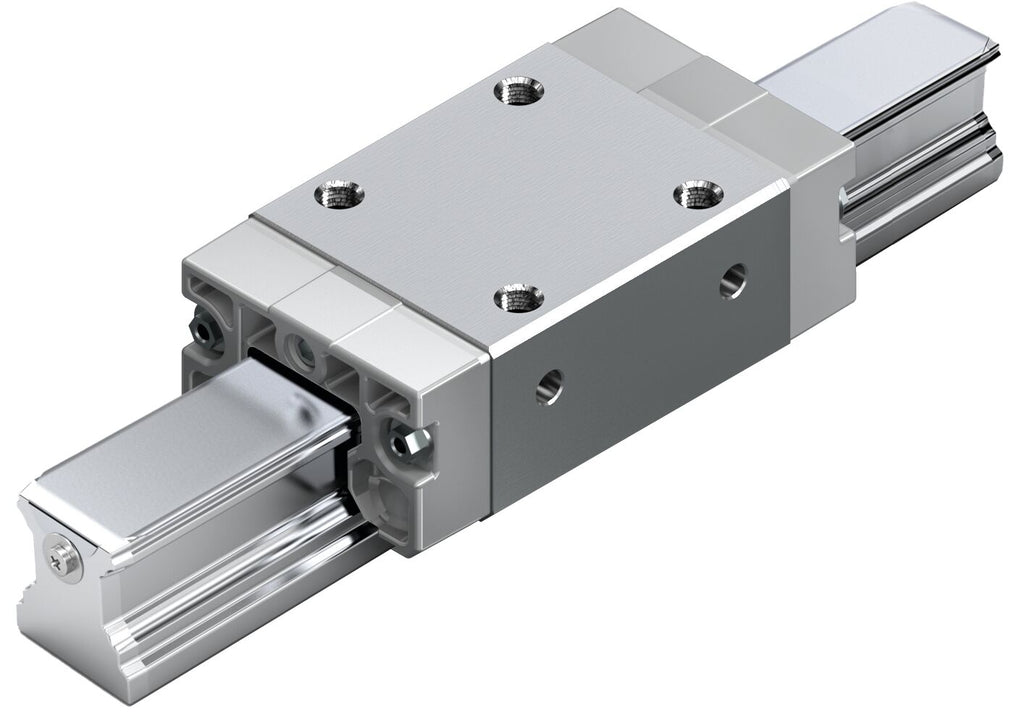 Ball runner block, SNS, size 25, corrosion-resistant steel, accuracy normal, low preload, without ball chain
