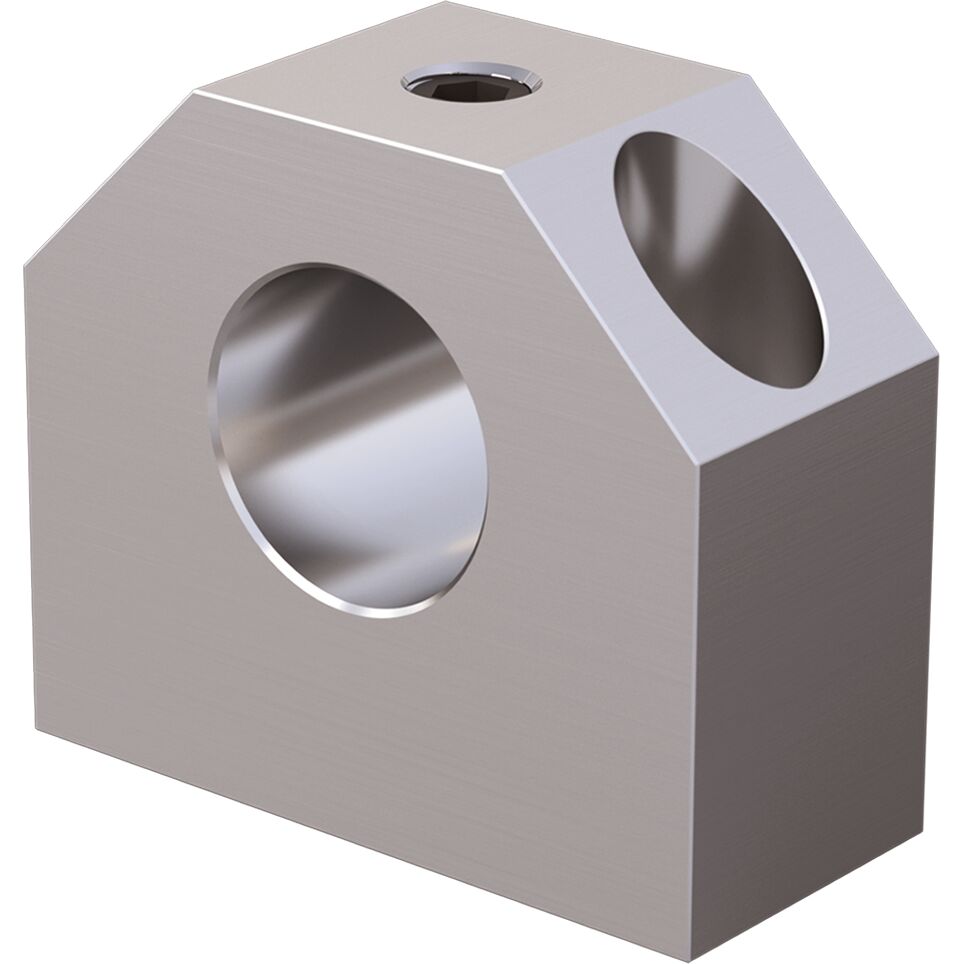 Shaft support block (aluminum), 20-C-FO