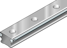 Load image into Gallery viewer, Cam roller guide rail, SNS, size 52, aluminum-NRII, four times the number of bores