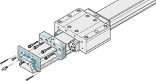 Load image into Gallery viewer, End cap set with front seal - 65