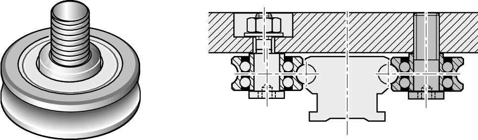 The cam roller is characterized by the following product features: Format LZZ, size 32, steel CS, accuracy economic, load class FN