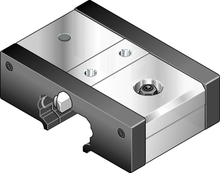 Load image into Gallery viewer, The cam roller runner block (super version) is characterized by the following product features: Format SKS, size 20, aluminum, accuracy economic, load class FN