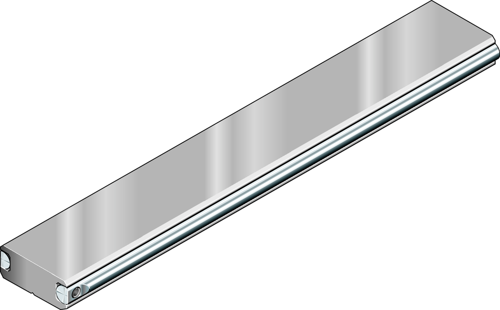 Cam roller guide rail, SNN, size 52, aluminum-NRII, no bores